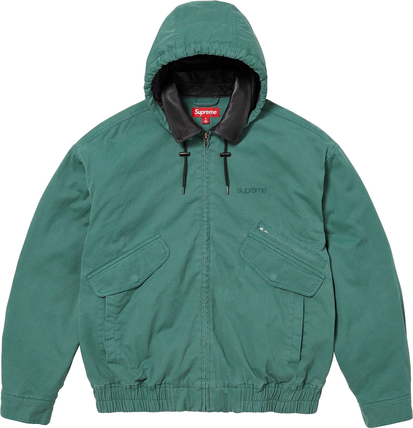 Leather Collar Utility Jacket view 23